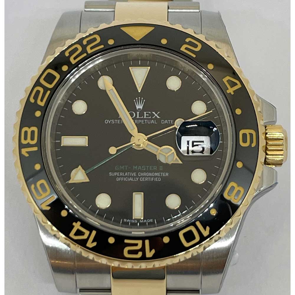 Scheda ROLEX GMT MASTER II REF 116713LN SERVICE INTERNAZIONALE